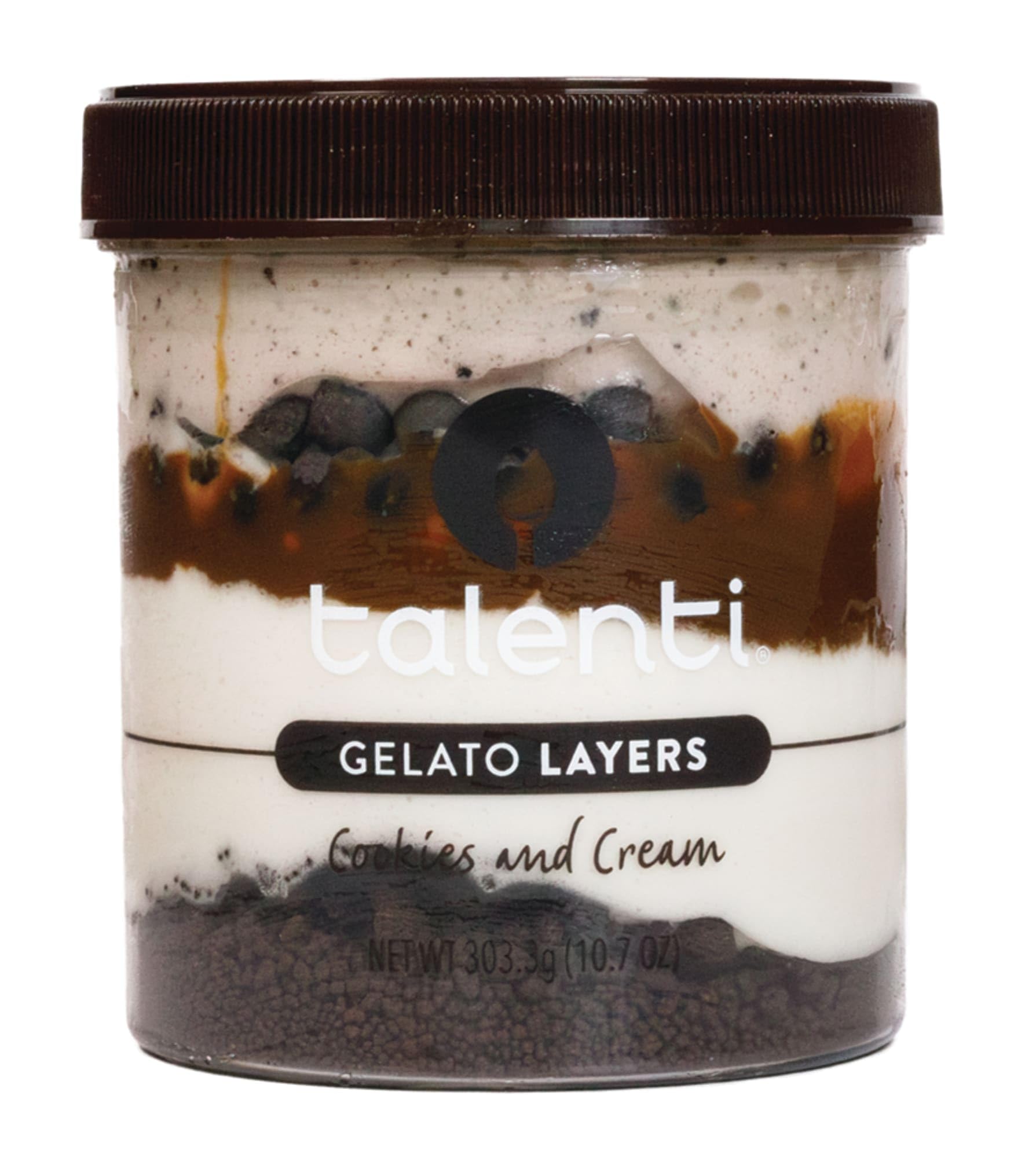 Talenti, Cookies & Cream Gelato Layers, 10 Ounce