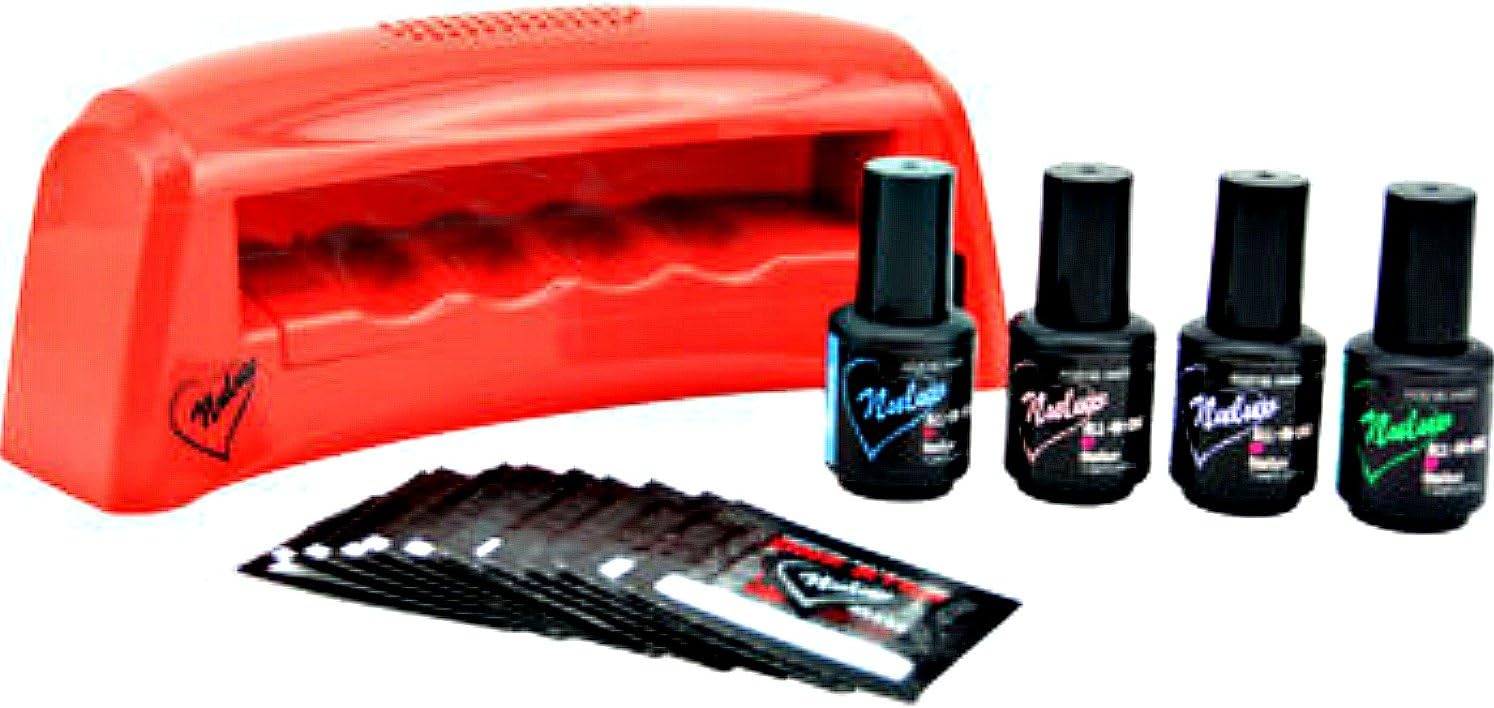 Nailuv All-in-one Gel Nail Polish Kit with 4 Colors