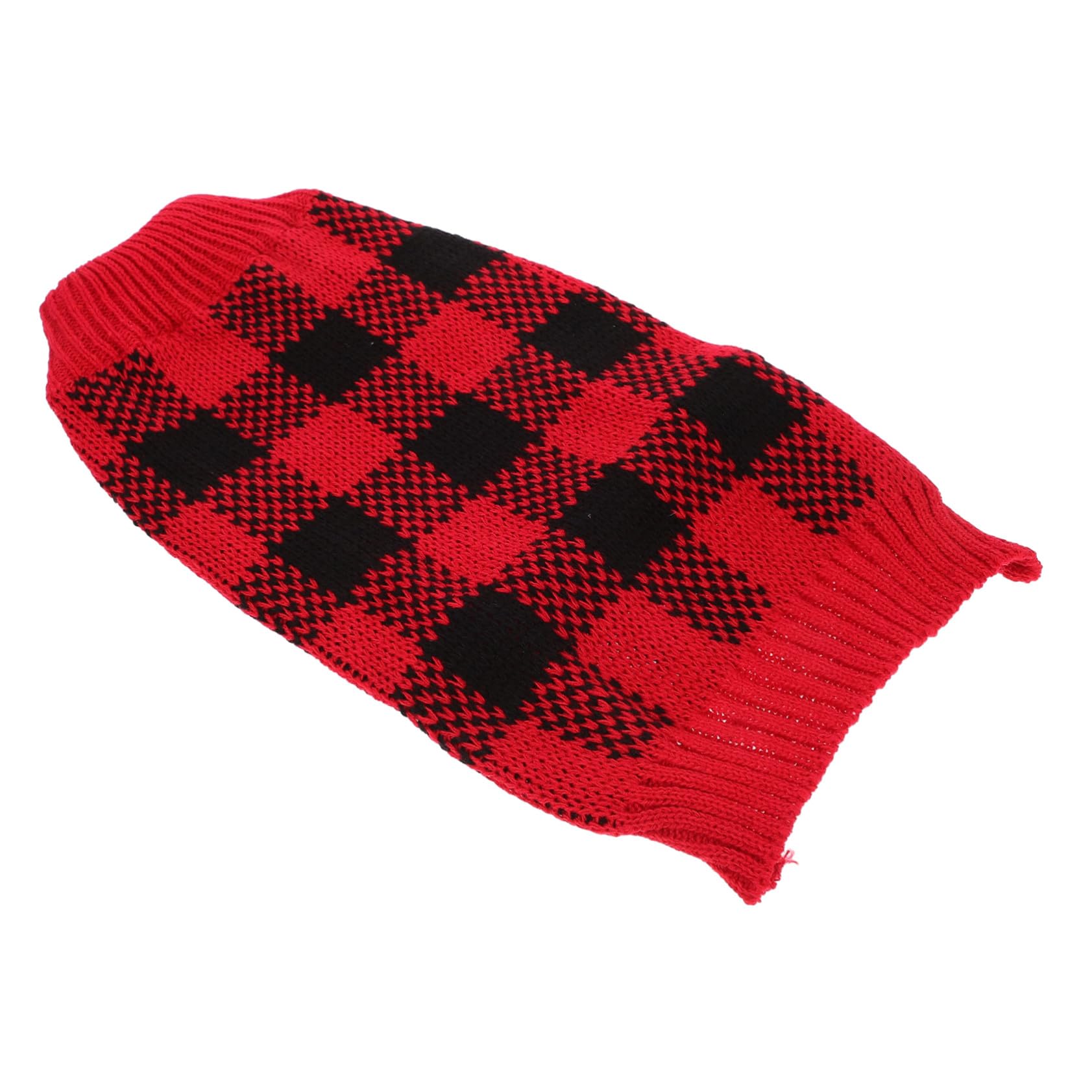 Pull à carreaux pour petit chien et chiot vêtement d'hiver confortable