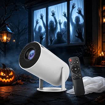 Scary Halloween Decorations Window Projector with Effect Fabric Included