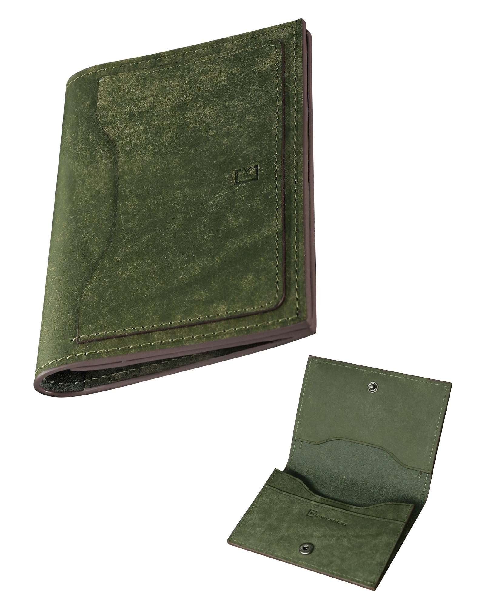 Kawaoto Pueblo Leather Business Card Case Patina Made in Japan Slim