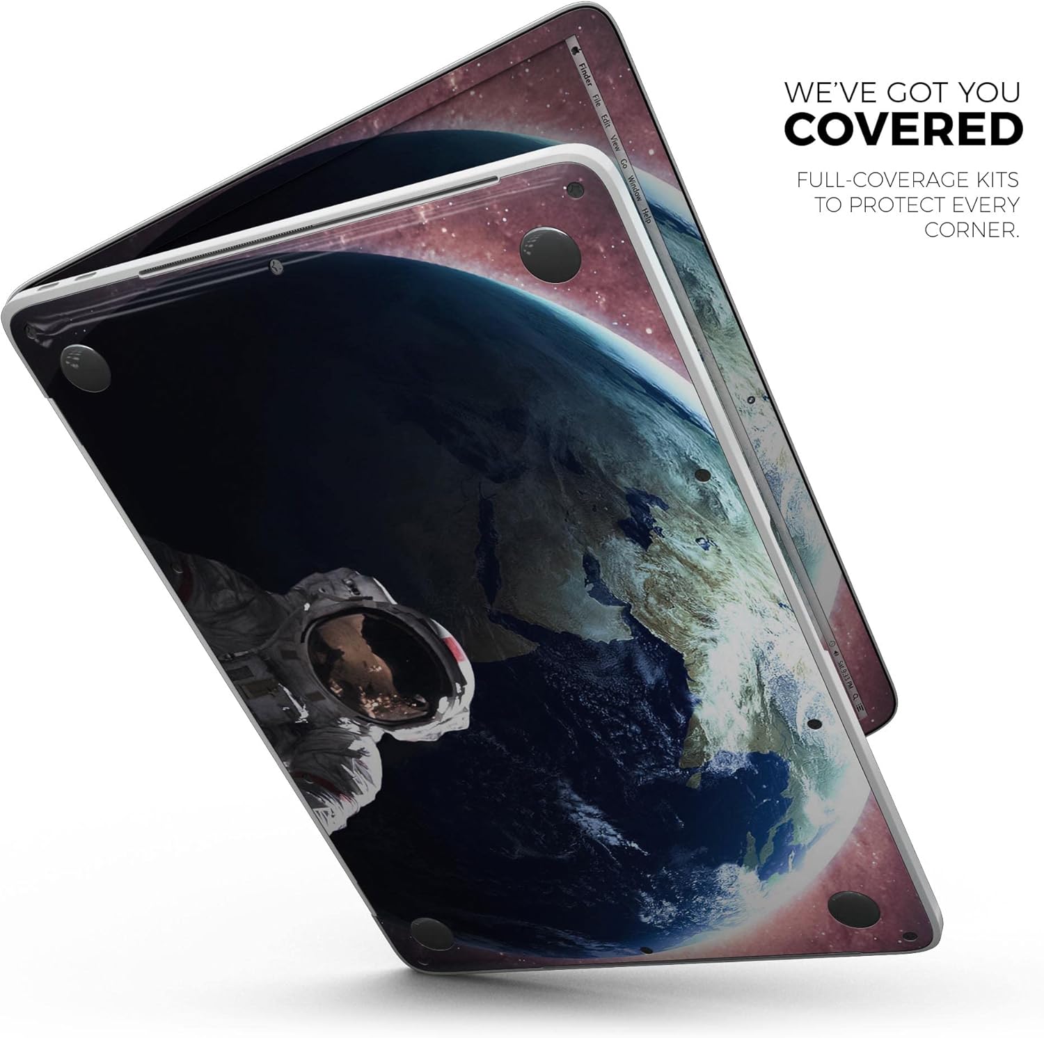 DesignSkinz - Astronaut V2 - Full-Body Wrap Protective Decal Skin Kit Compatible with MacBook 13" Pro M1 (A2338)