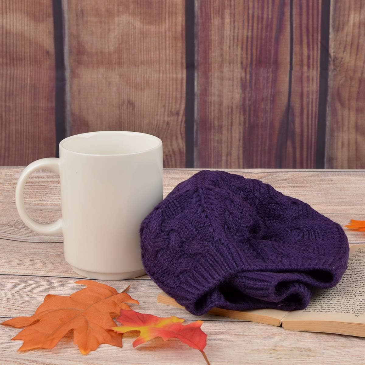 Nollia Soft Knit Solid Color Beanie, Chic, and Lightweight Crochet Knitted Style Beanie Hat for Women, One Size Slouchy Hat - Image 7