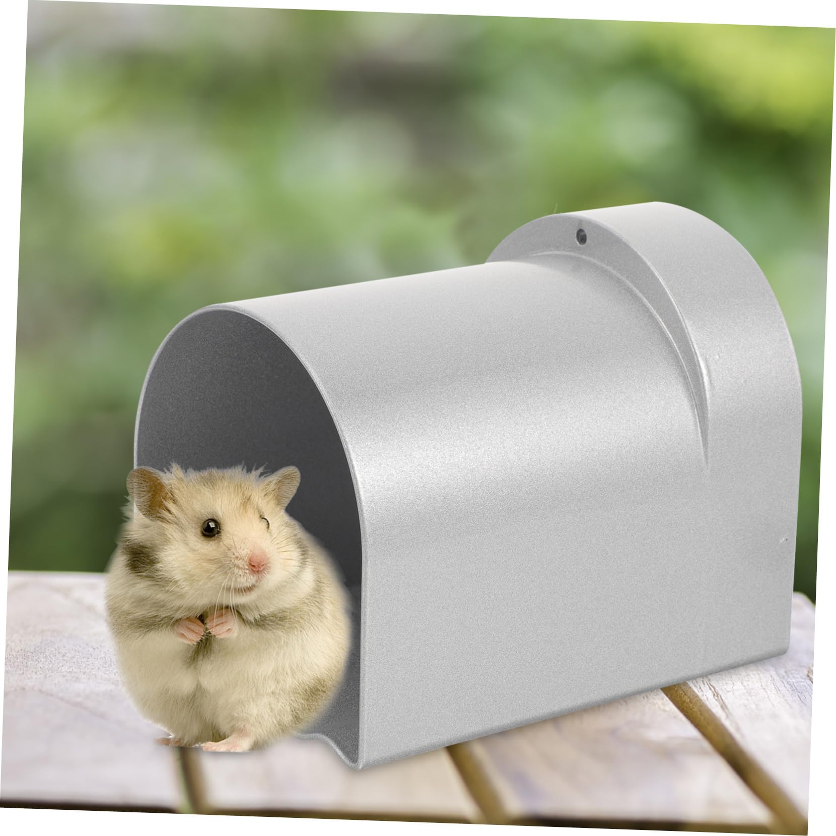 BESTonZON Aluminium Kühlmatte für Kleine Haustiere Beißfestes Leicht zu Reinigendes Kühlnest für Hamster Kaninchen und Katzen Angenehme Temperaturregulierung im Sommer rutschfest und
