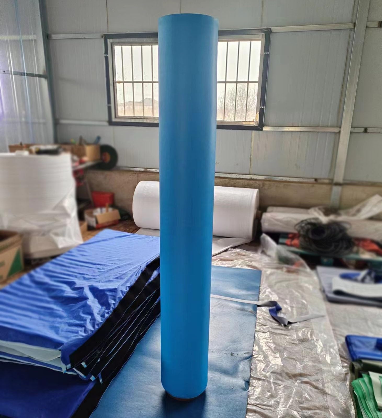 MLYAYE Heavy Duty All-Weather Basketball Pole Padding Wrap, PU Leather Waterproof Play Ground Post Pads for Round Football Volleyball Rods & Garage Basement Columnar, Universal(in Dia-5.5 in,H 3ft)