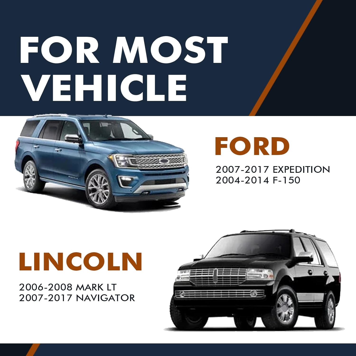 PM Auto Front Right Upper Control Arm Ball Joint Compatible With 2004-2014 Ford F-150