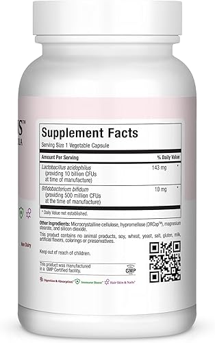 Miniatura 4 de Maxi Health HI-PO Dophilus - Probióticos Acidophilus de alta potencia - 60 cápsulas - Kosher