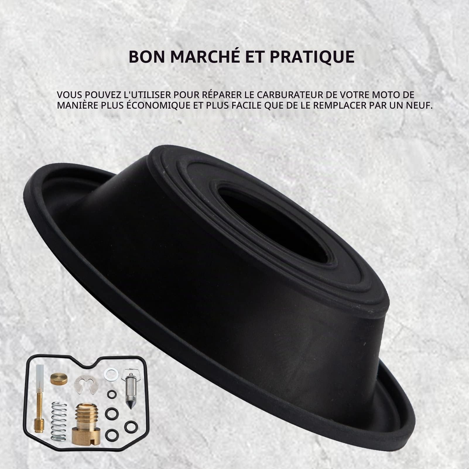 KASturbo Kit de réparation de carburateur Suzuki Bandit GSF600S 1996-2004 | avec joint 4 Set GSF 600