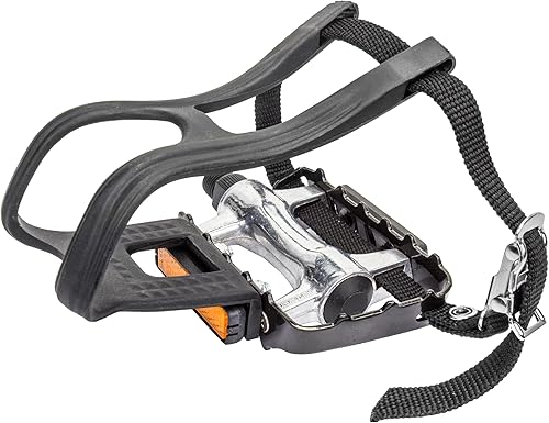 Sunlite Pedales ATB de aleación de perfil bajo con clip para el dedo del pie