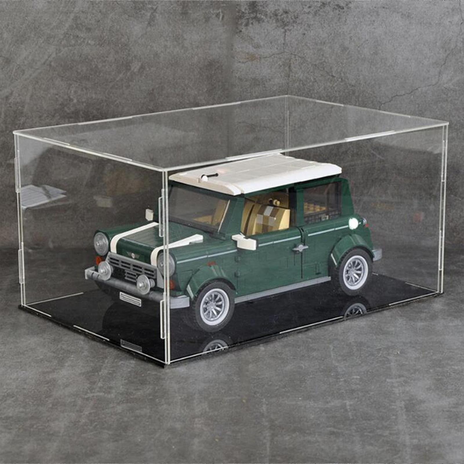 Transparente Organizer-Box, Acryl-Vitrine für Druckguss, Auto-Modell, Statuen, Puppen, 35 x 20 x 15 cm