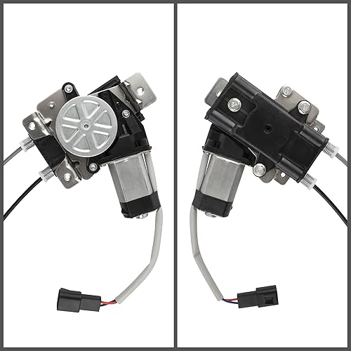 Miniatura 5 de BOXI 741-710 10321734 Elevalunas eléctrico trasero izquierdo del lado del conductor con motor de repuesto para Buick Century 1997-2005  Regal