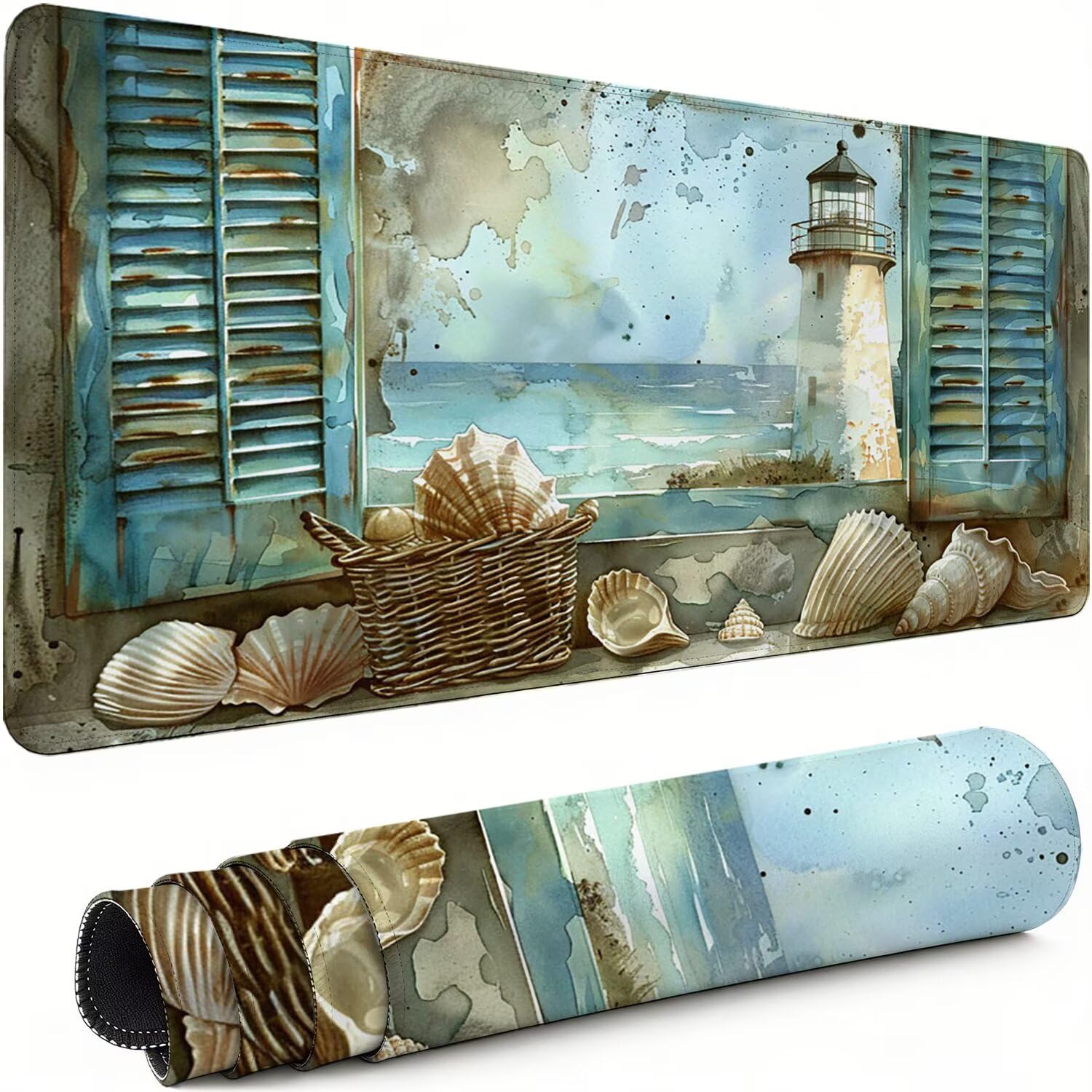 Retro XXL podkładka pod mysz 1200 x 600 x 3 mm antypoślizgowa gumowa podkładka pod mysz dla graczy Reflektor precyzyjna kompatybilna z wszystkimi myszami, miękka powłoka wodoodporna ochrona biurowa do
