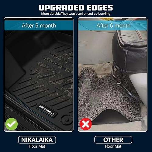 Miniatura 6 de Alfombrillas para Honda Pilot 2023, 2024, 2025, 2026, protección para todo tipo de clima, forros de goma TPE para Honda Pilot 2023-2026, accesorios