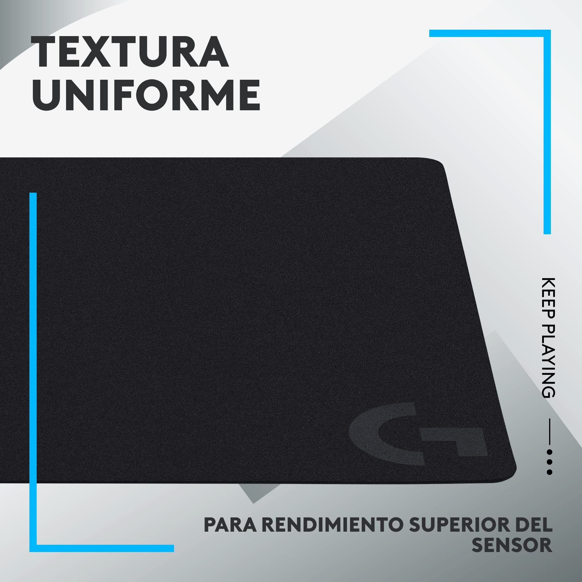 Logitech G G240 Alfombrilla de Ratón Gaming 340x280x1mm Negra