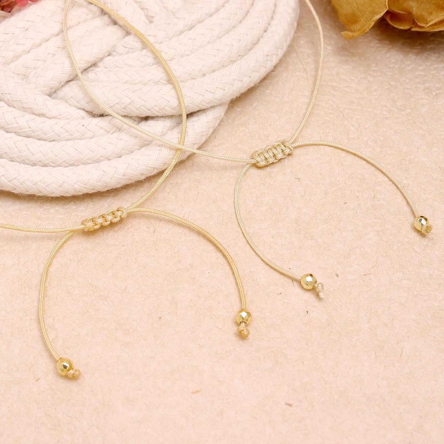 Colorful Natural Stone Beads Bracelets Set for Women, Boho Handmade Adjustable Stackable Gold Beaded Strand Bracelet Fashion Jewelry Gift. - Image 6