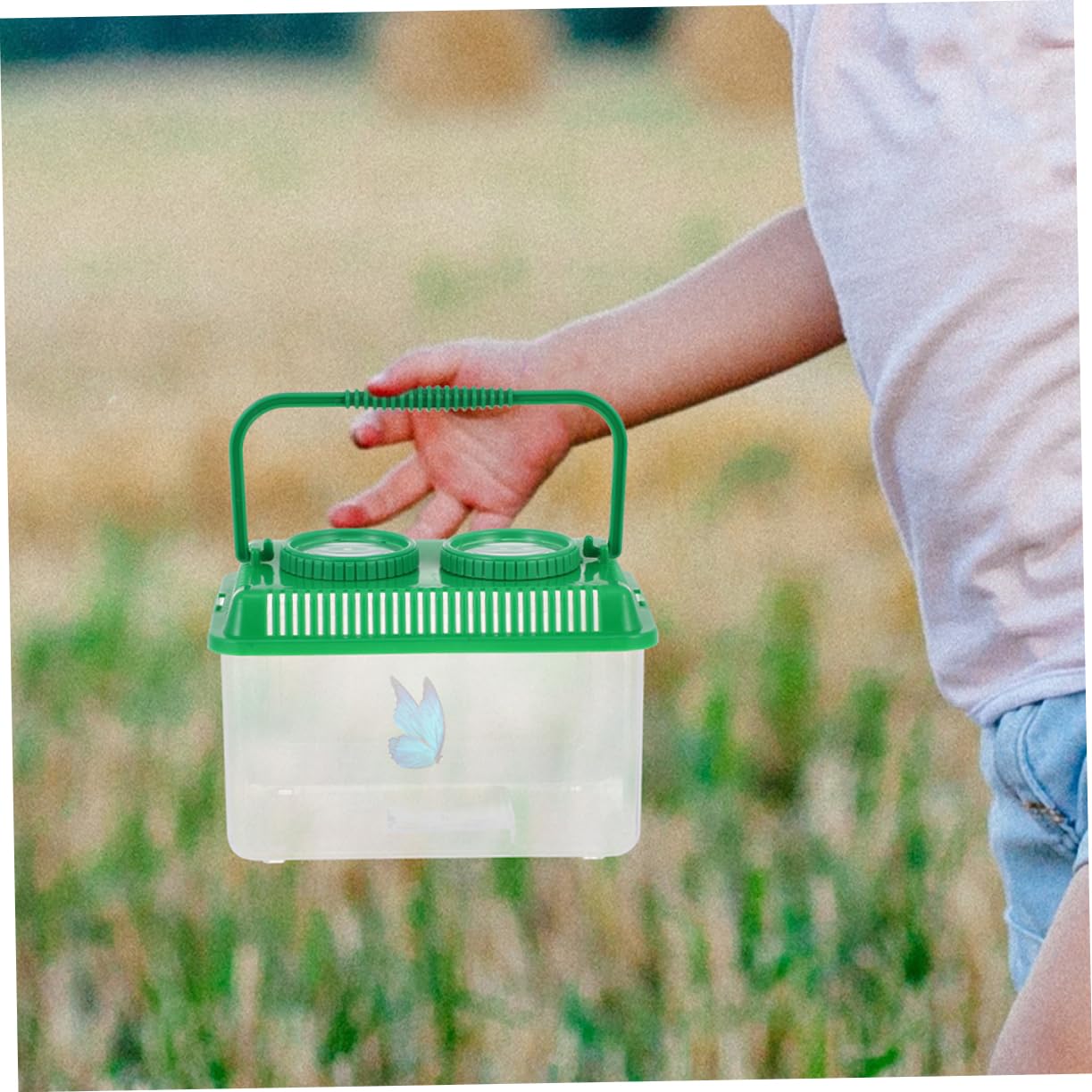 OUNONA 6piezas Caja De Observación De y Aumento Para Exploración Infantil Contenedor Seguro y Práctico Para Observar