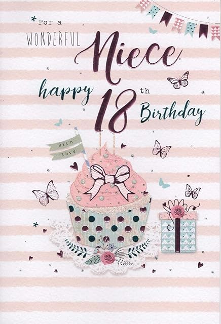 Special Niece 18th Birthday Birthday Card