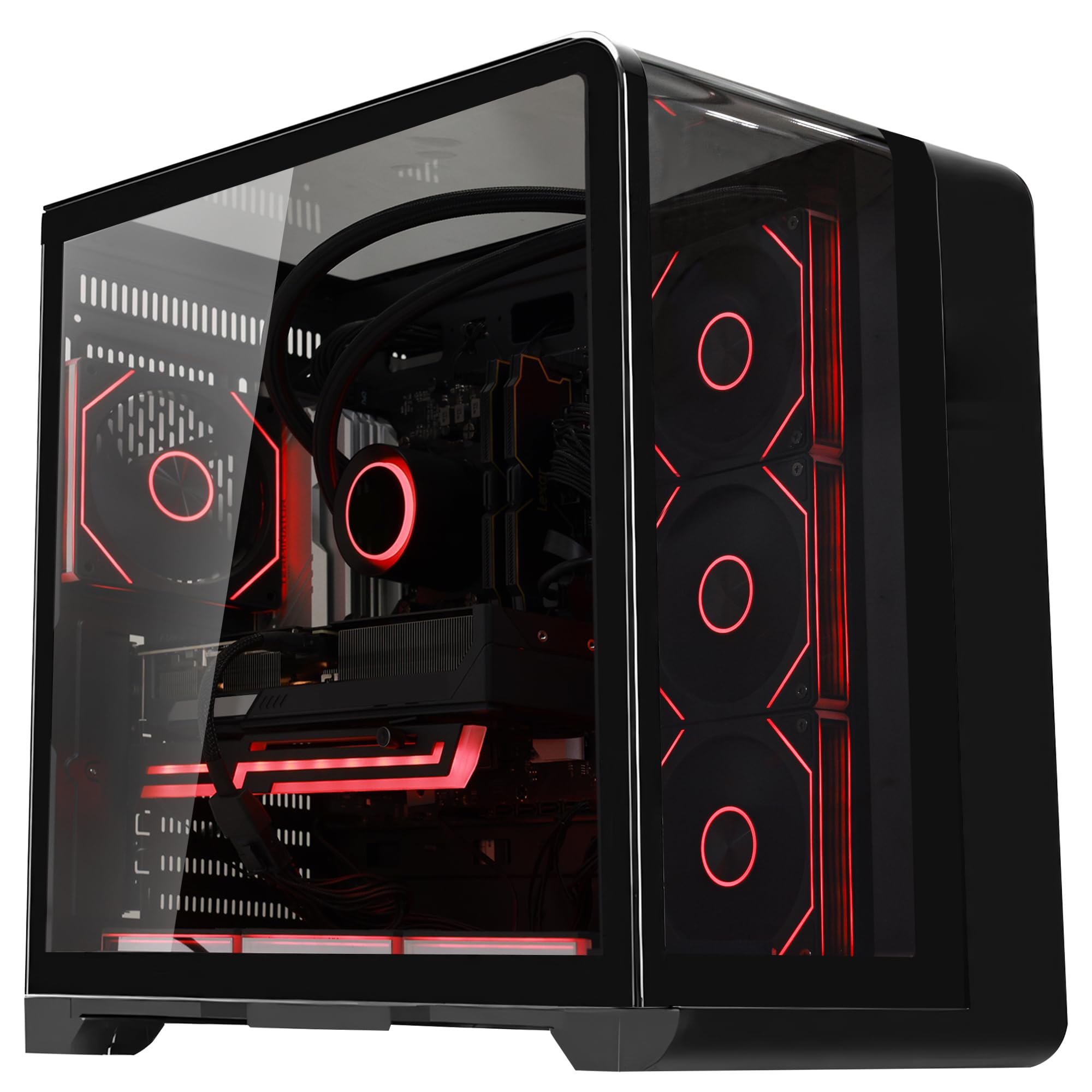 Astral Plus Prebuilt Gaming Tower PC - AMD Ryzen 7 9700X 8-Core 3.8 GHz -RTX 5070 12G GDDR7-32G DDR5 RAM 6000 MHz-1TB PCIe SSD -850W PSU- WIFI & BT-