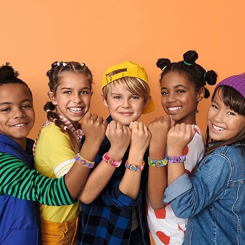 Miniatura 5 de SIENON Paquete de 6 pulseras de puntos con bloques de construcción, kit de manualidades creativas para hacer pulseras para niños, juguetes de