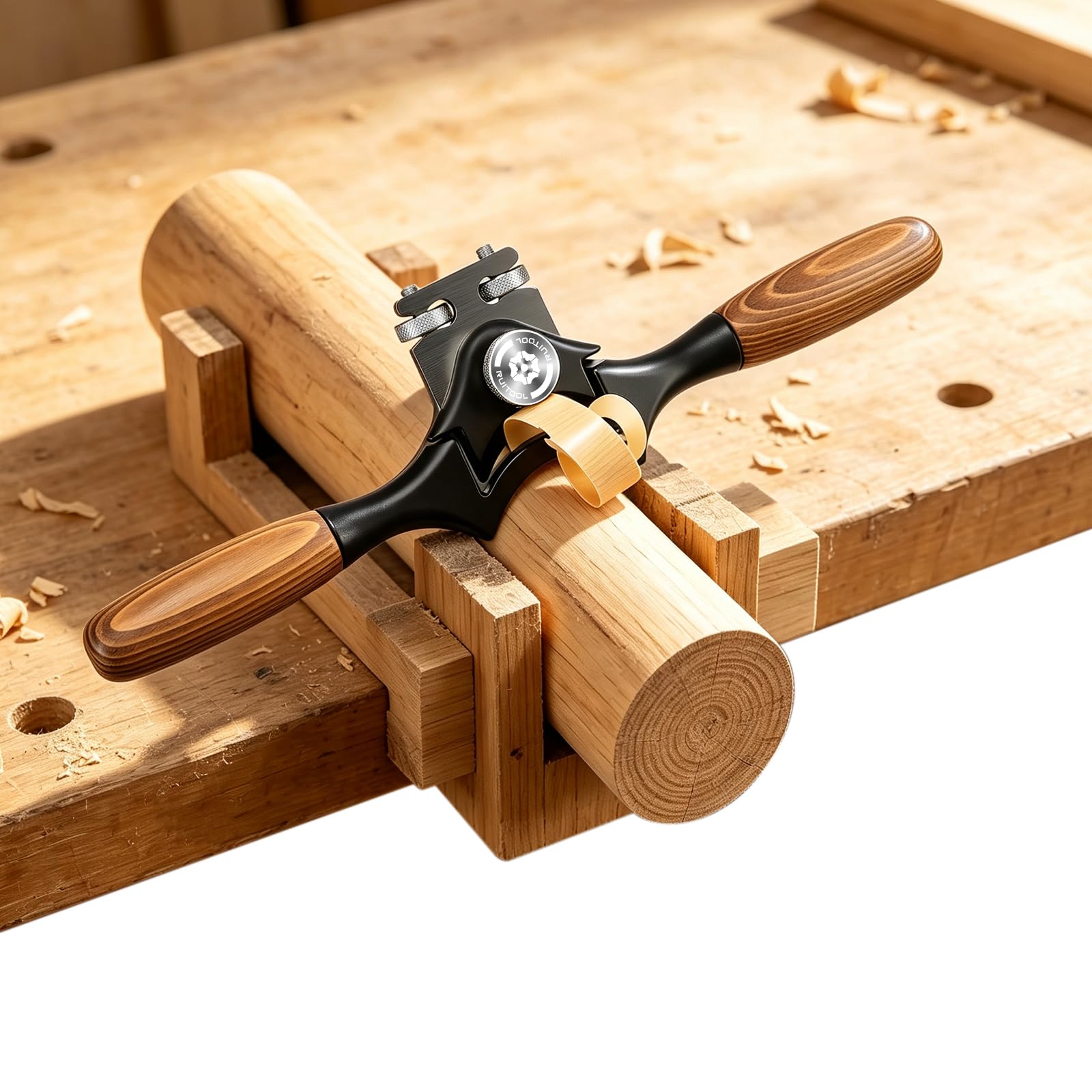 RUITOOL Concave Spokeshave for Woodworking, Round Rods & Curved Surfaces