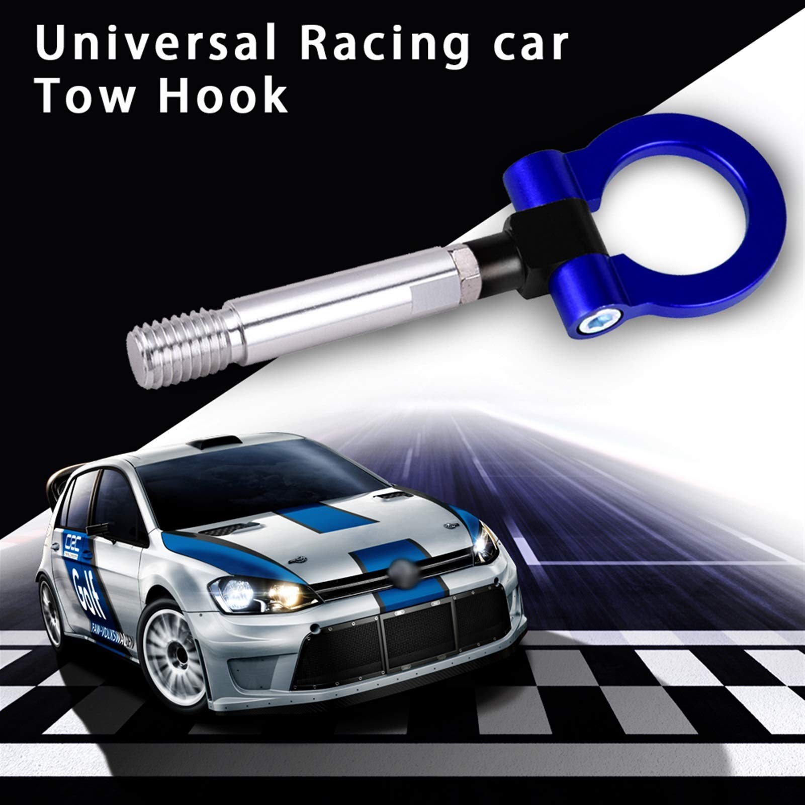 Dilwe Oeil De Remorquage Automatique Crochet De Remorquage De Voiture Anneau D'oeil De