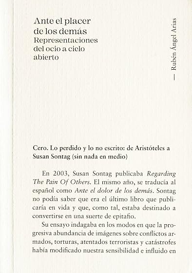 Ante el Placer de los Demás
