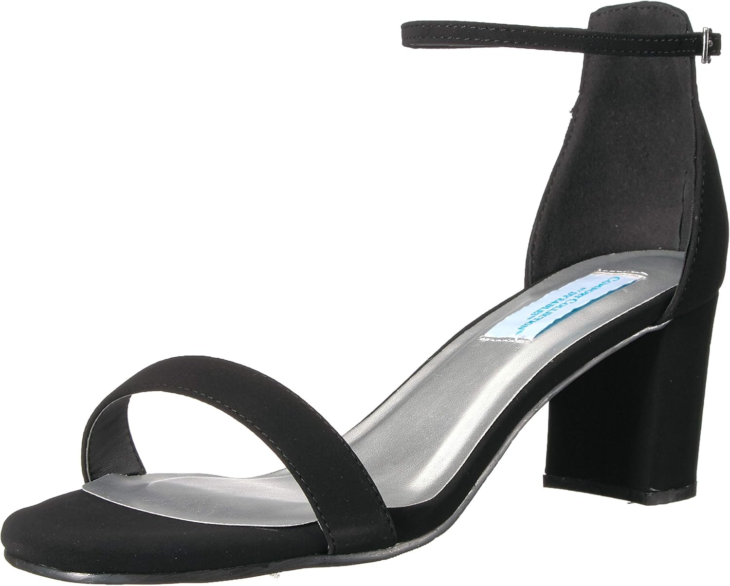 Dyeables Women's January Sandal, Black, 7.5 M US