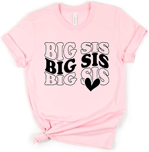 Miniatura 4 de Big Sister Shirt, Sibling Reveal, Pregnancy Reveal, Announcement Shirt, Baby Shower Gift, Toddler Girl Outfit, Trendy Retro Toddler Outfit,