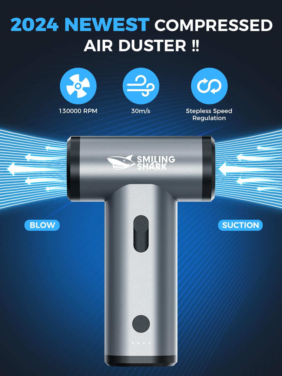 Smiling Shark Compressed Air Duster - Image 3