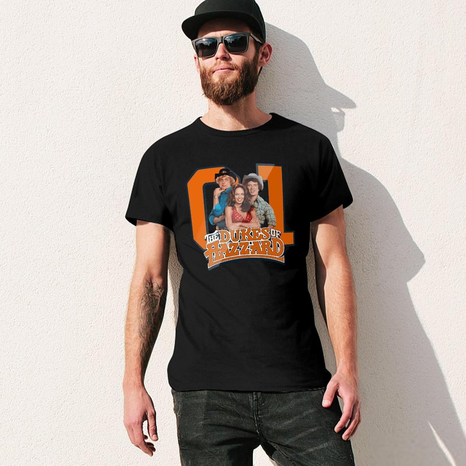 New Dads Crewneck Short Sleeve Tshirts for Hazzard Dukes Tee,Soft Tee for Fitness Sports