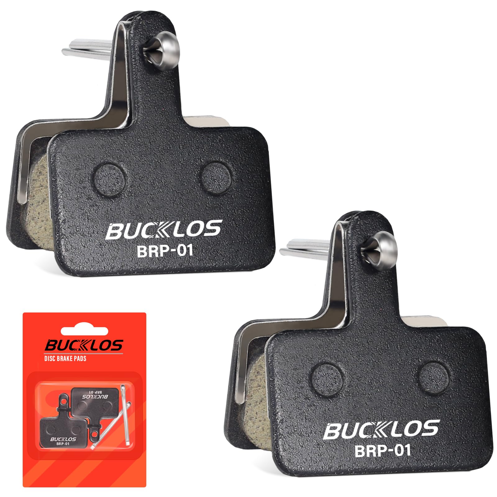 AEYINO 2 Pairs Bike Brake Pads for TRP Tektro Shimano MT200 Deore Br-M575 M525 M515 T615 T675 M505 M495 M486 M485 M475,Disc Brakes Pads for Bicycle Mountain Bike/Electric Bike/Road โ image 1