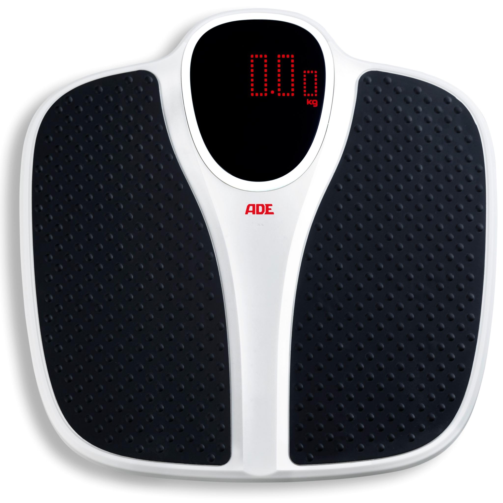 ADE Báscula digital de baño hasta 200 kg | superficie de pesaje extra ancha antideslizante | balanza peso corporal con gran pantalla | báscula profesional | gran capacidad de carga