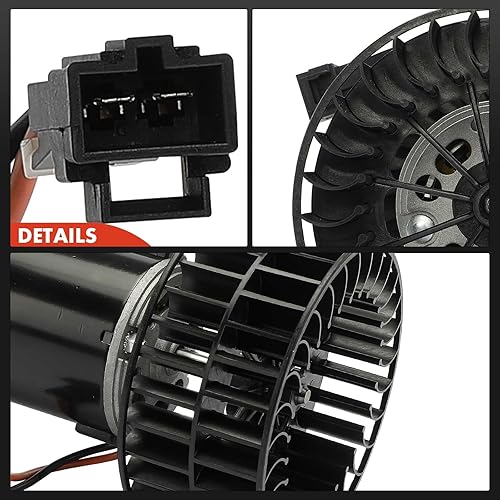 Miniatura 7 de A-Premium Motor soplador de calefactor HVAC A/C con jaula de ventilador compatible con vehículos Volvo - VHD 2001-2009, VN 1998-1999 2004, 2000-2009