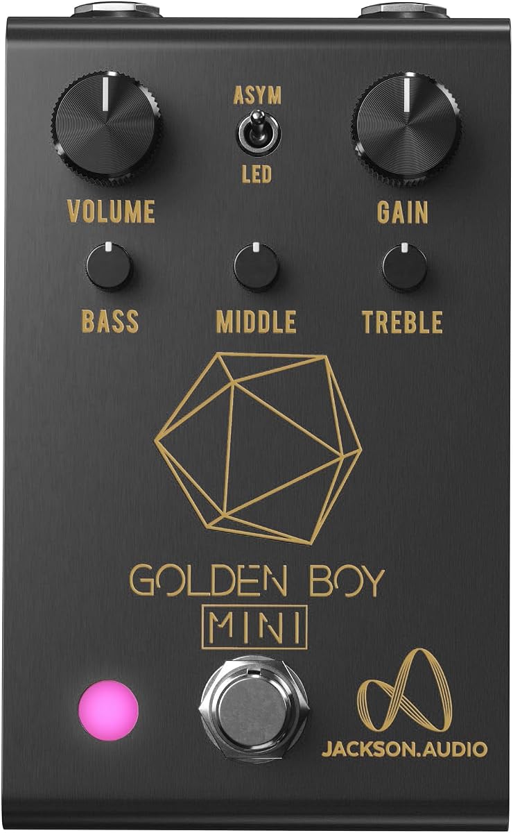 Jackson Audio Golden Boy Mini Pedal Overdrive - Negro