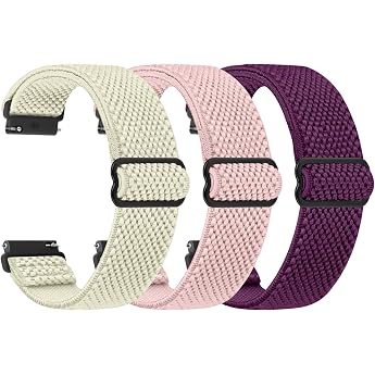TumpCez Elastic Watch Straps, 16 mm, 18 mm, 20 mm, 22 mm, Quick Release Nylon Strap, Adjustable, Breathable Sports Bands, Rep