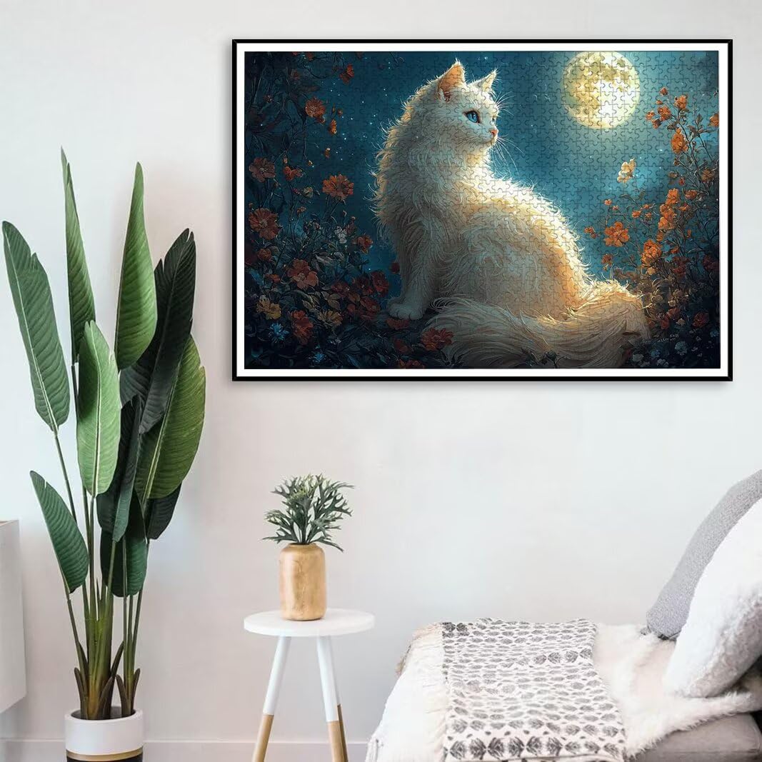 Puzzle 2000 Pezzi, Puzzle Gatto, Misura: 100x71cm, Regalo Donna/Uomo -8677
