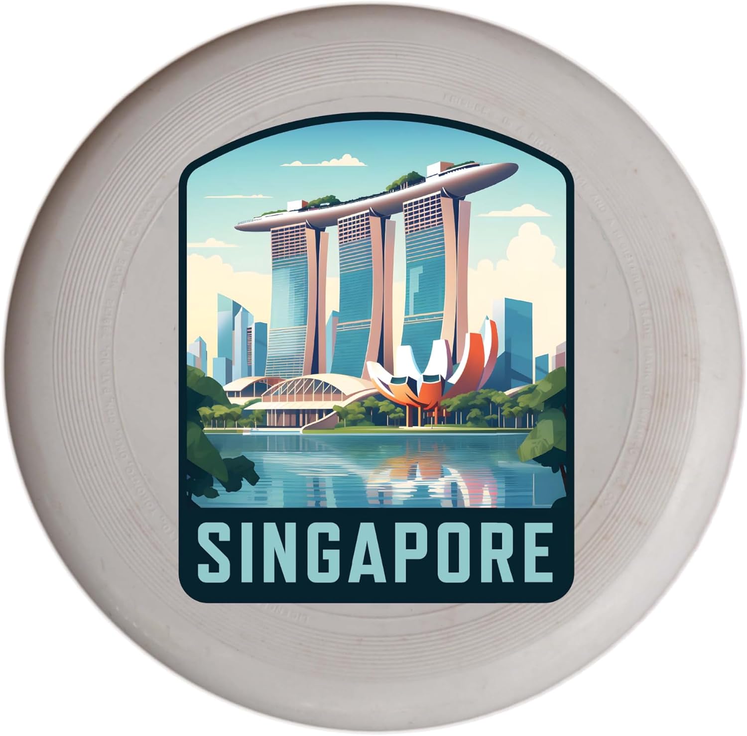 Sneads Ferry North Carolina Sunset Over Bay Design Souvenir Flying Disc 4-Pack