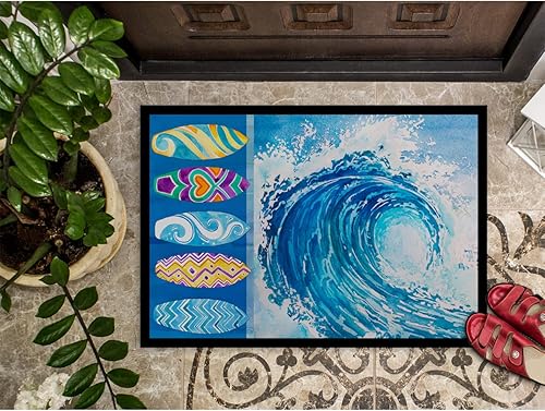 Miniatura 3 de Caroline's Treasures BB8528JMAT - Tapete para puerta delantera de 24 x 36 pulgadas, para interiores y exteriores, para entrada, antideslizante,