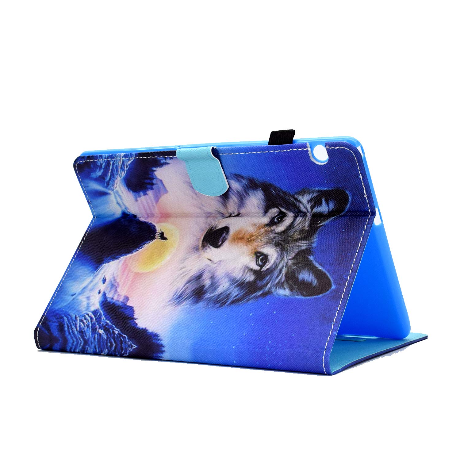 Succtop Cover Huawei Mediapad T5-10 Custodia in Pelle PU Flip Funzione Stand Cover Portafoglio Slot per Card Custodia Tablet per Huawei Mediapad T5 10.1 Pollici 2018 Gatto e Tigre