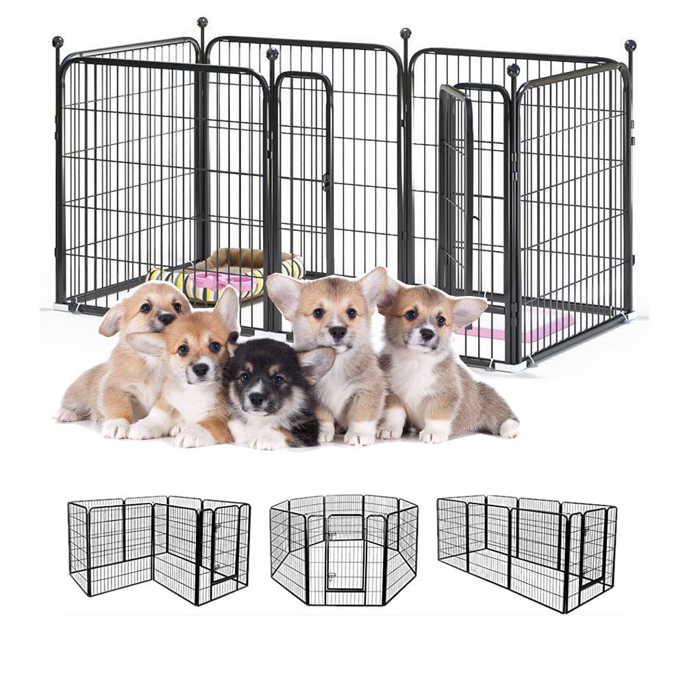 Amazon | ペットフェンス サークル 犬 室内 ペット用フェンス 中大型犬