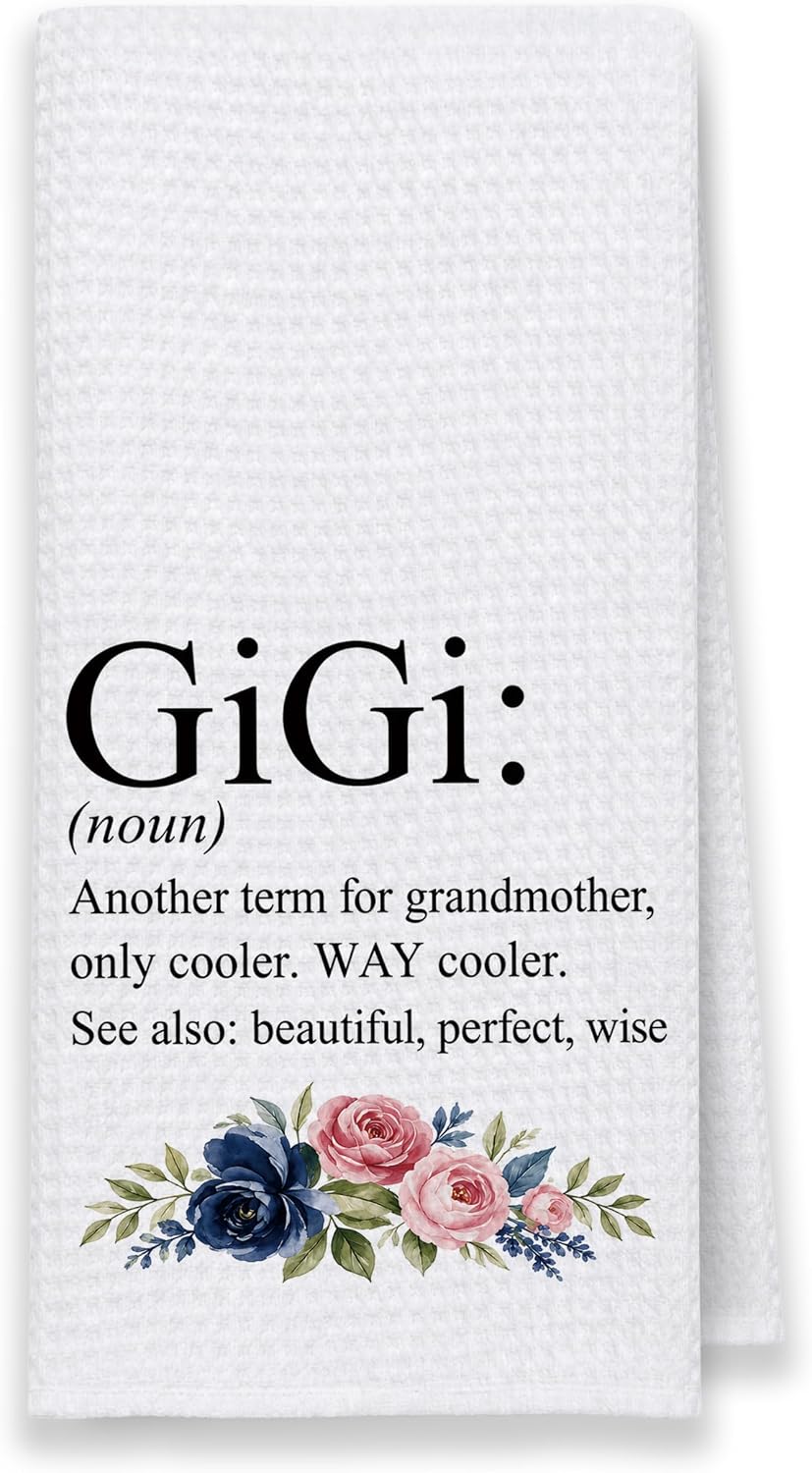 Gigi Floral Kitchen Towels Decor Gifts 16x24