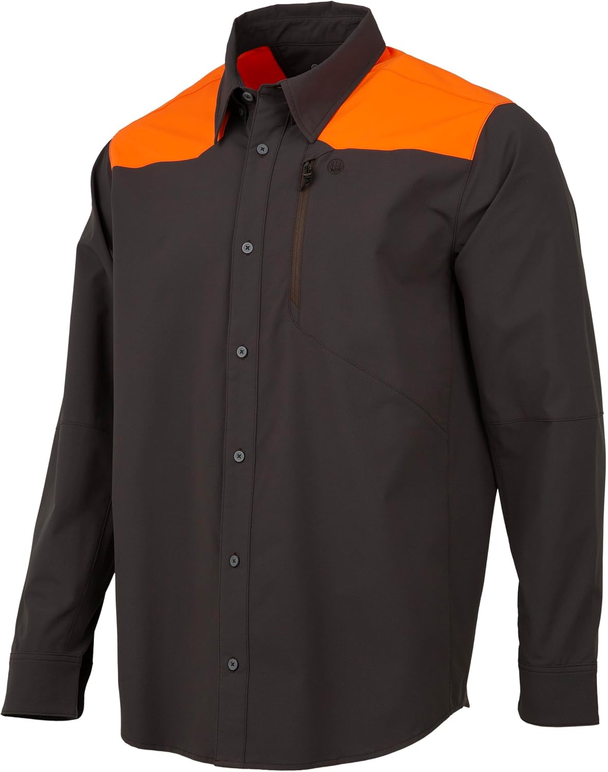 Beretta Men's Ozark Tech Button-Down Moisture-Wicking Quick-Drying Breathable Long Sleeve Outdoor Field Hunting Shirt