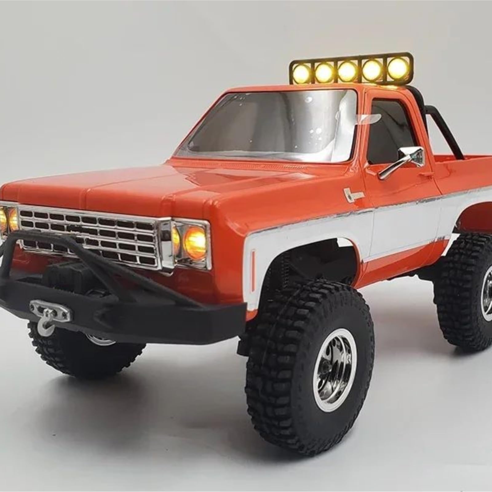 Dach Gelb Scheinwerfer Taschenlampe Spezielle Material Für FMS Für Fcx24 K5 Für Pickup LKW 1/24 Rc Auto Upgrade Teile RC Modell Upgrade Teile