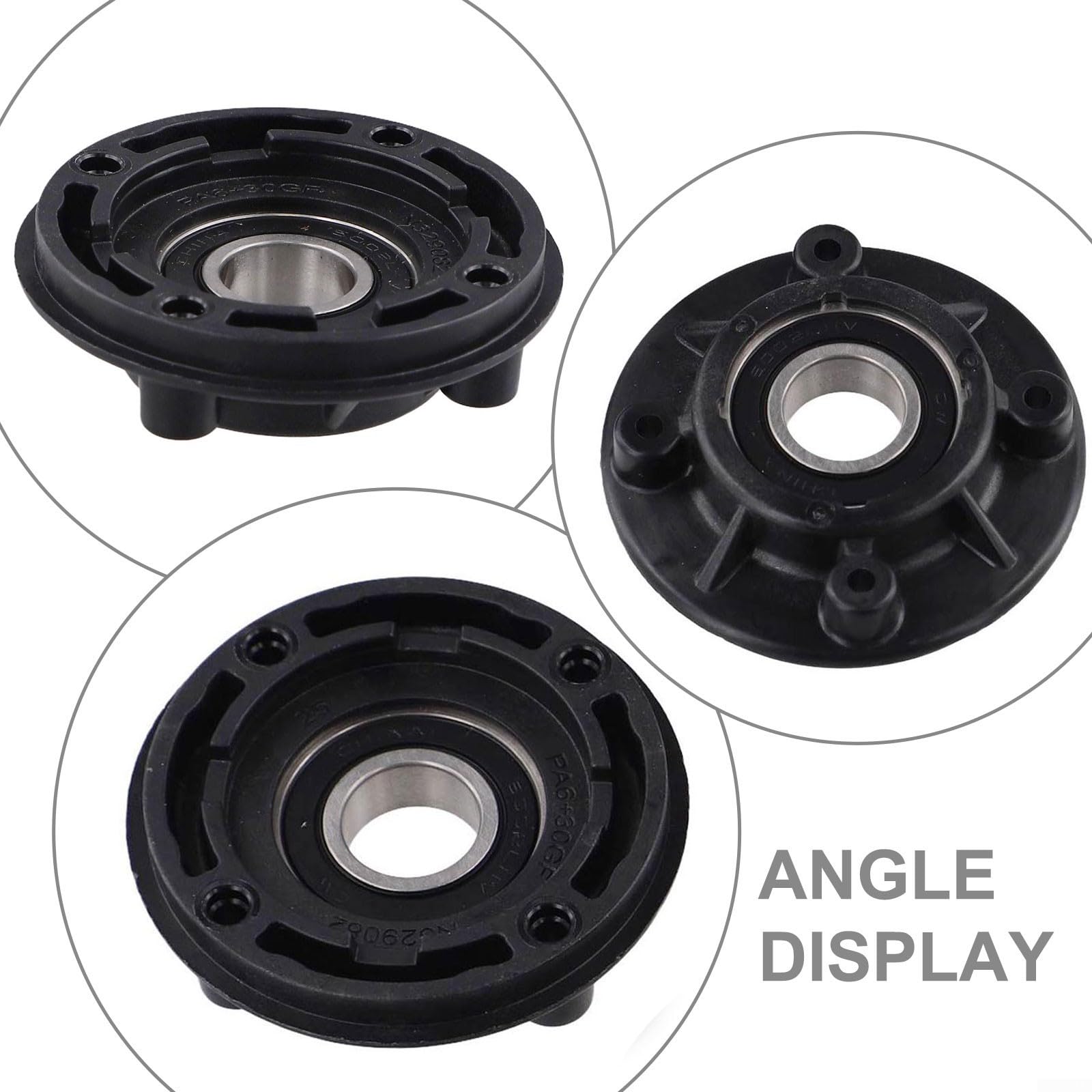 Oniissy Carcasa de rodamiento de lijadora de plástico compatible con DCW210 DWE6421 DWE6423 (2 piezas)