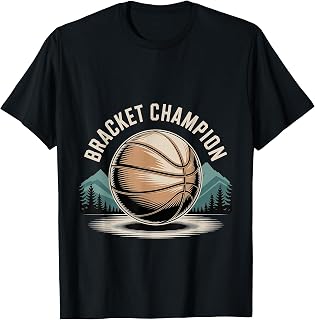 Bracket Champion Basketball Winner Player Sports - T-Shirt