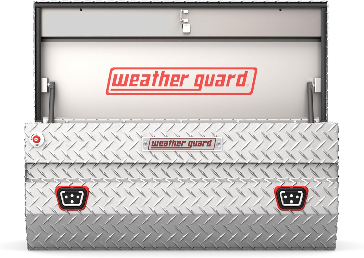 Weather Guard 614-0-04 Aluminum All-Purpose Truck Tool Chest, Fits Full and Compact Size Trucks, 7.0 cu ft Storage Capacity (Clear)