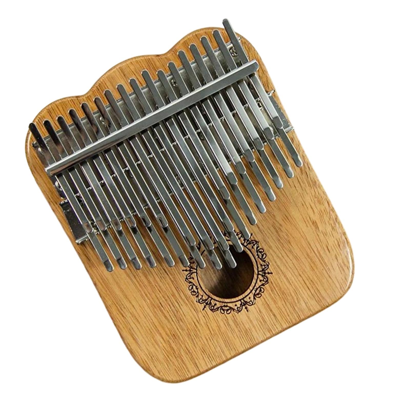 Kalimba De Madera Maciza De 34 Teclas Instrumento Profesional De Teclado De Nogal Bk Para Adultos(Mahogany)