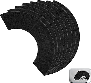 8 Pack Activated Carbon Filters Compatible with Litter-Robot 4, Pre-Cut Cat Litter Box Filter Replacement Filters to Absorb Odors & Controls Moisture