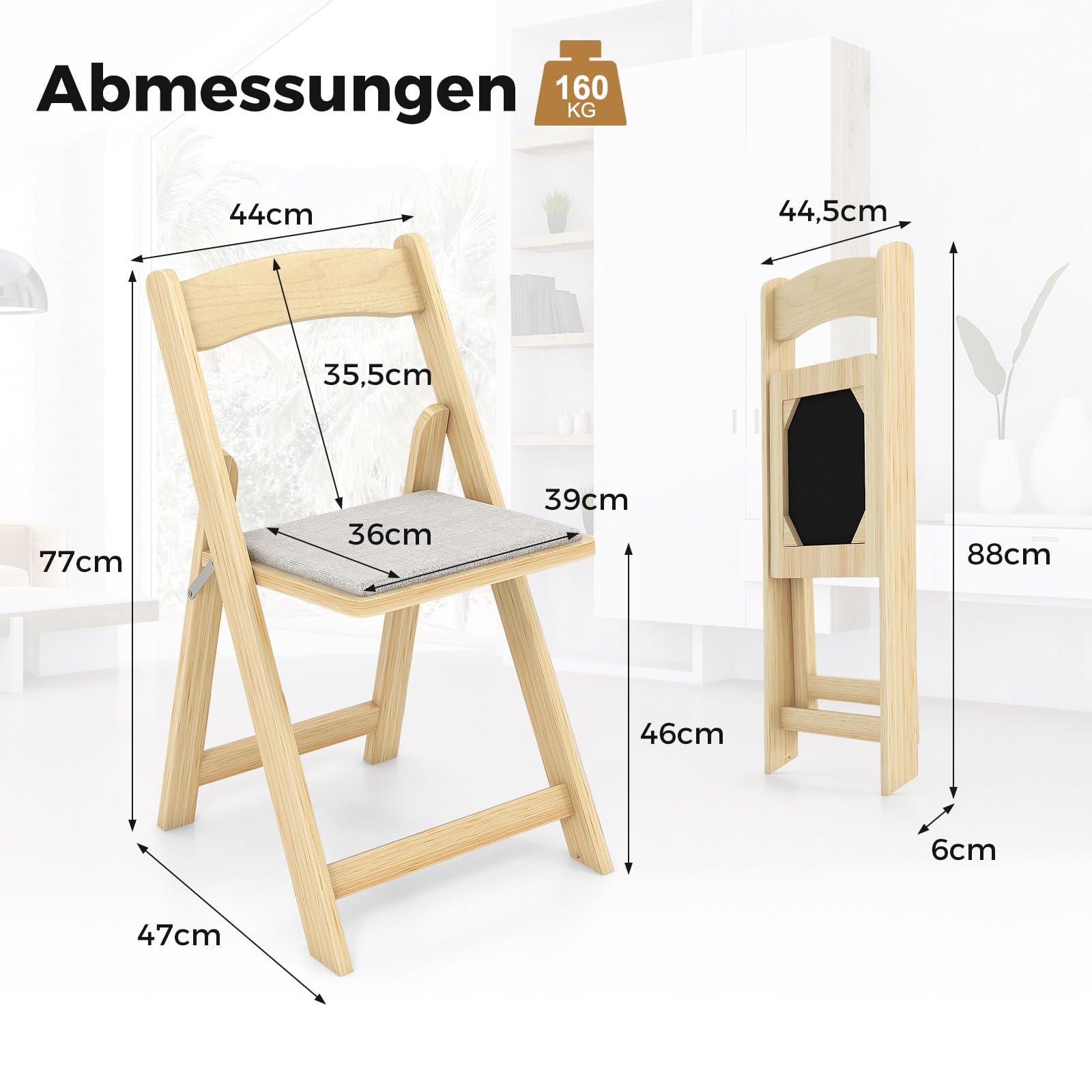 Produktbild von HOMCOM 2er-Set Esszimmerstühle Essstühle Mit Gepolstertem Sitz Stuhl Polsterstuhl Kuechenstuhl Leinen Polyester Gewebe Schaumstoff Gummiholz Dunkelgrau 50 X 62 X 96 Cm Xxl
