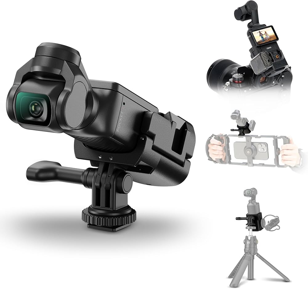 Amazon | JJC DJI Osmo Pocket 3 拡張アダプター カメラケージ 1/4